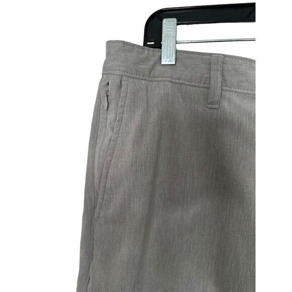 Hawker Rye Shorts Mens Size 35 x 11.5 Grey Activewear Performance Stretch Pocket - Picture 4 of 9